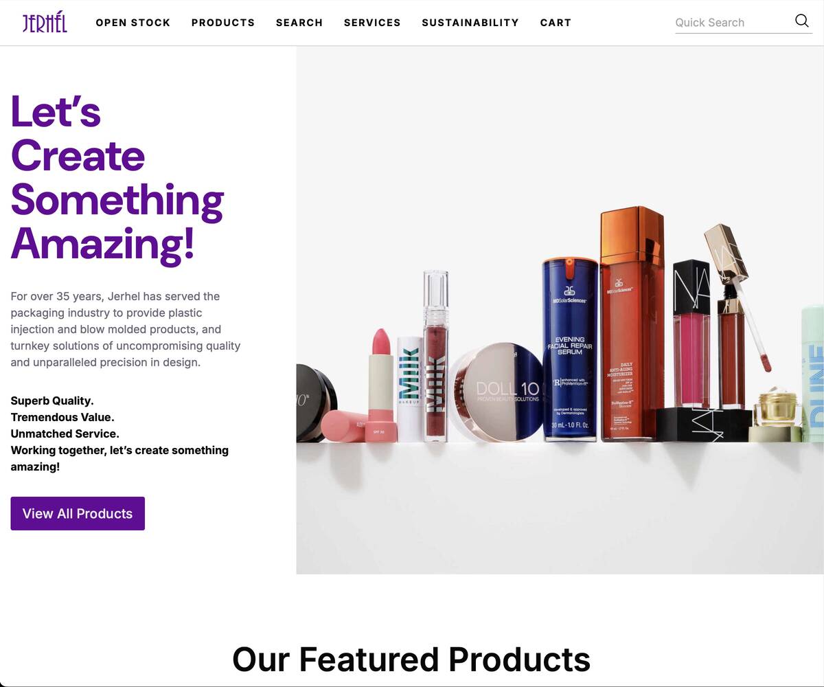 Jerhel Plastics Webpage