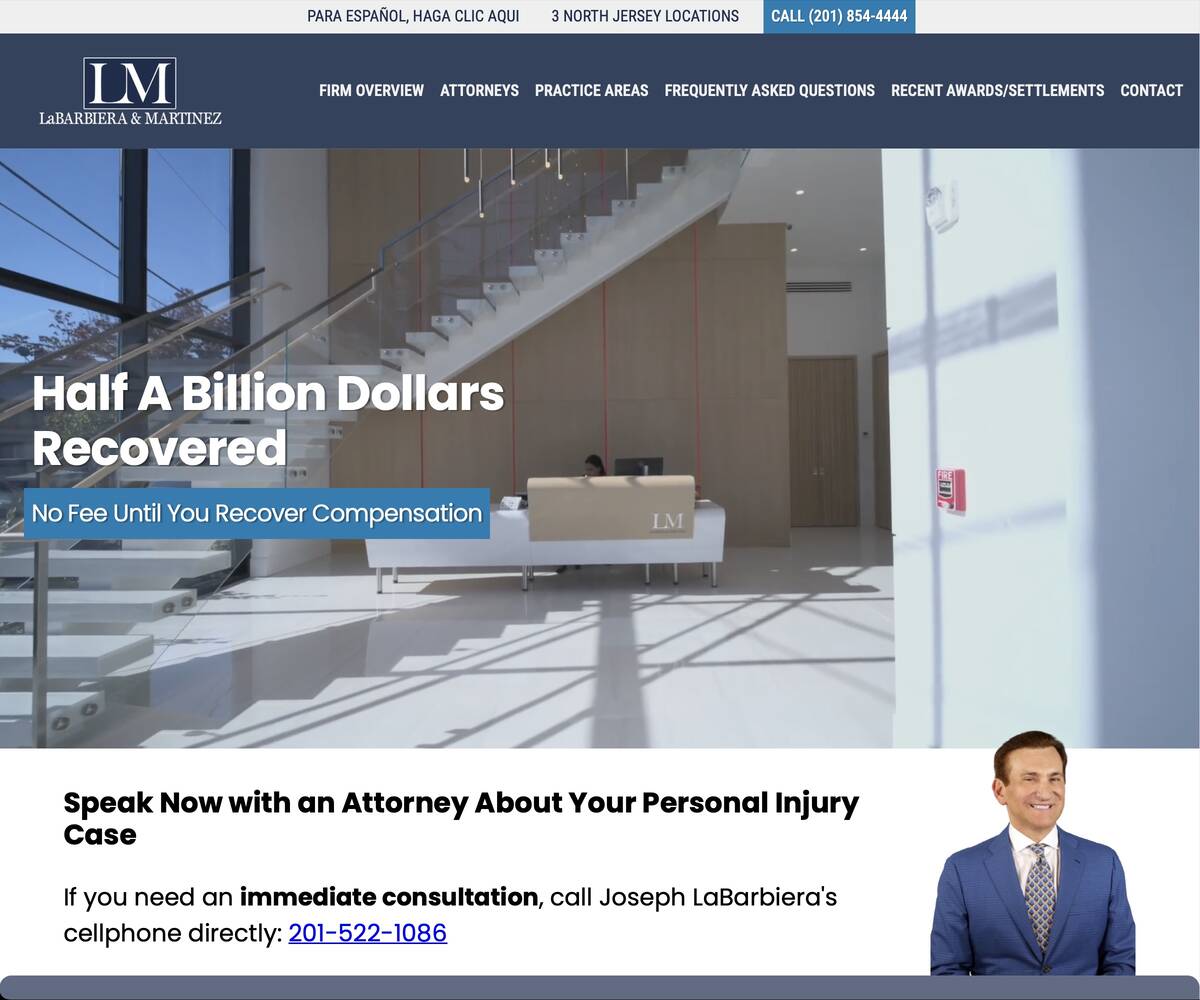 LaBarbiera & Martinez Webpage